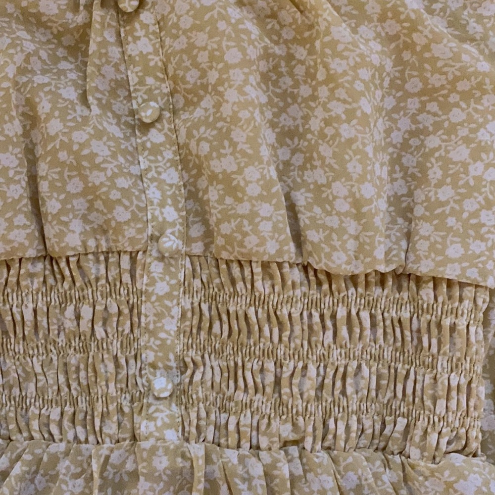 UO pasty smocked waist midi dress